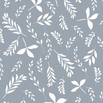 Белые веточки на сером