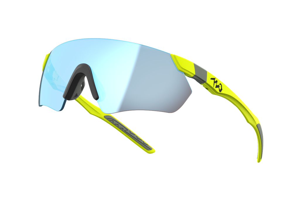 Спортивные очки 720armour Elfo / Matte Neon Lime Green / HC Brown Lake Blue Lens