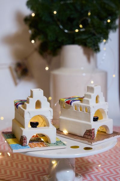 Керамический подсвечник 