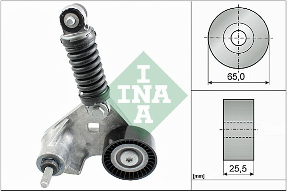 INA - 534016910-INA - Belt Tensioner, V-ribbed belt
