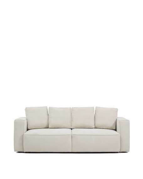 3-местный диван-кровать Marela бежевый шенилл 236 см