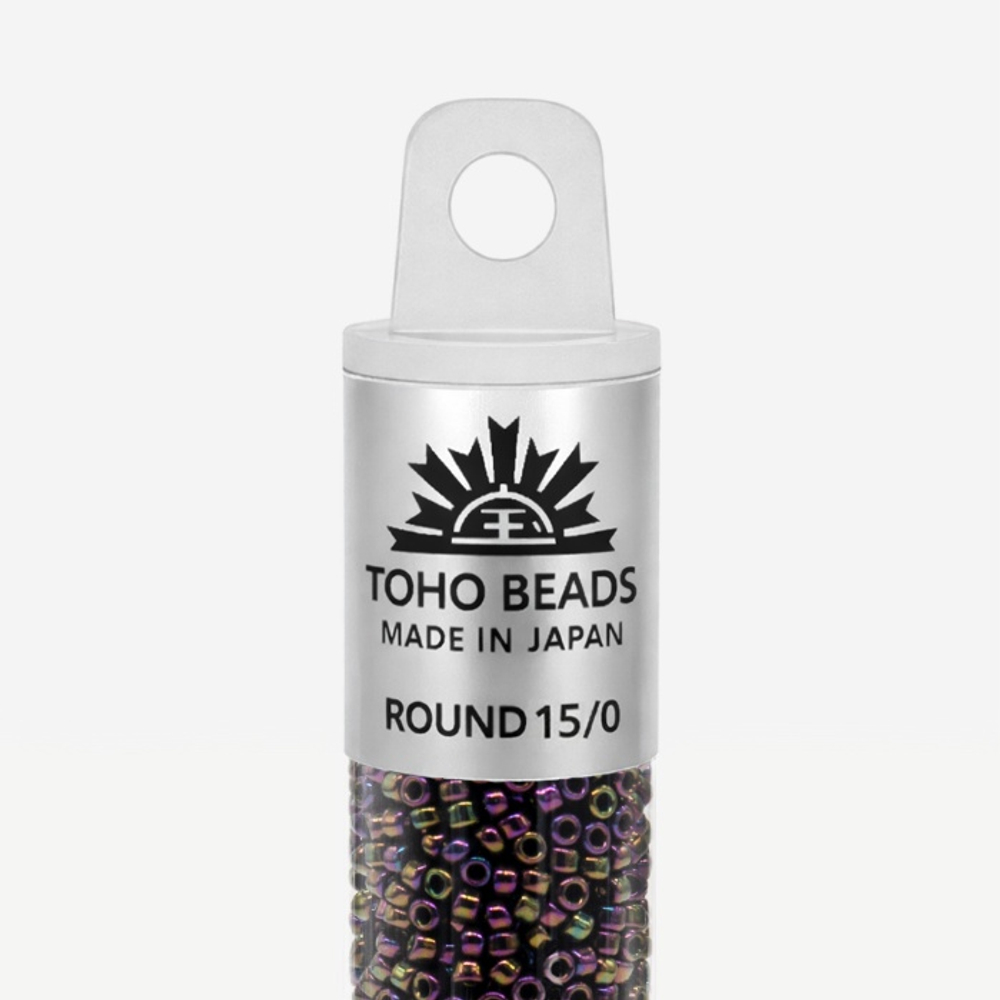 Японский бисер TOHO Round 15/0 (№85), металлизированный, непрозрачный глянцевый
