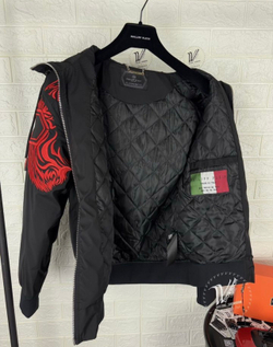 Куртка Philipp Plein Tigers Edition Red демисезон