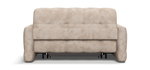 Диван Босс Слип 140 Велюр Алькантара пепел
