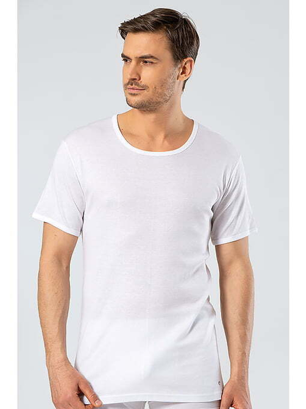 Футболка мужская с круглым вырезом