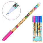 Ручка гель пиши-стирай 0.5мм. "Fun in the sun" синяя, термочувств.чернила, корп. цветной (Mazari)