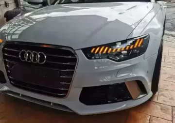 Передние фары Ауди А6 (С7) 2011-2017 V5 type