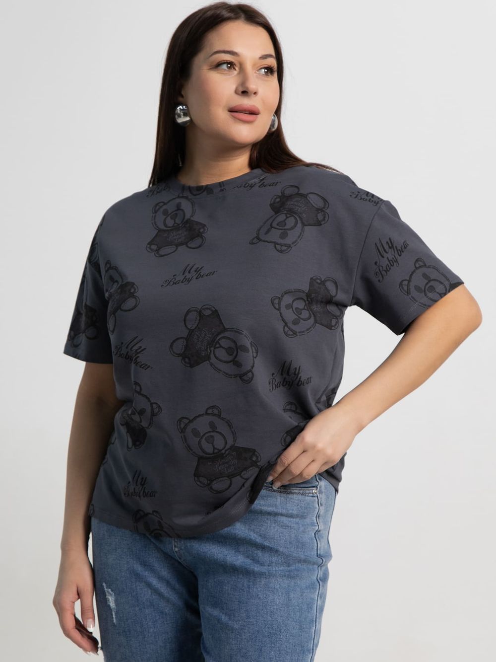 Футболка Бриса (графит) Б15369-20М LT Collection