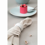 Набор колец для салфеток marm, D5 см, белый мрамор, 2 шт.