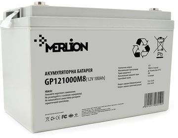 Акумуляторна батарея MERLION AGM 12 V 100 Ah (GP121000M8)