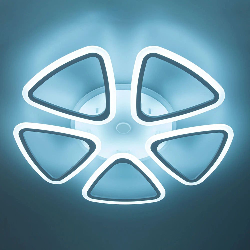 Citilux Мальта Смарт CL234A250E RGB Умная люстра Белая