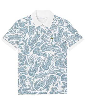 Детская теннисная футболка Lacoste Kids Petit Piqu_ Print