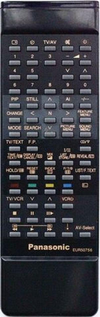 Пульт для PANASONIC EUR50756 TV/VCR