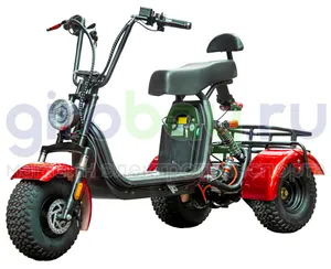 Электроскутер GT Trike X5 Off-Road - Красный фото №1