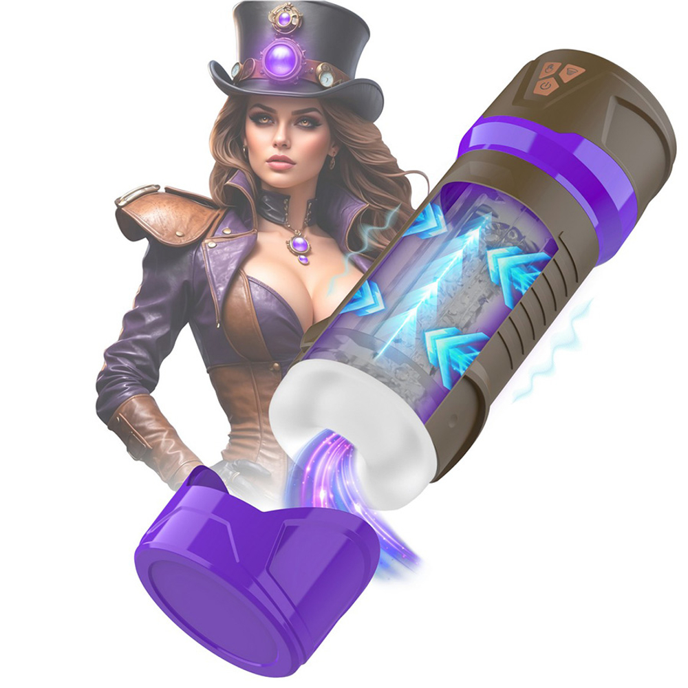 Интерактивный вибромастурбатор с функцией вакуума и сжатия Паровая госпожа Мисти Masturs Misty Steam Mistress Multi Function Masturbator