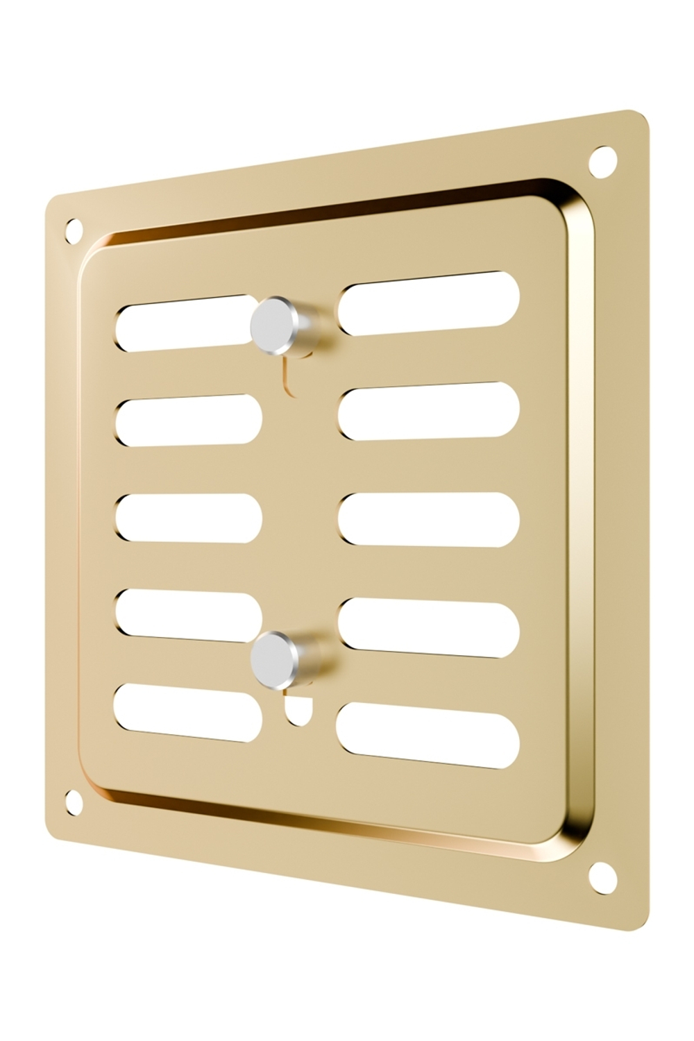 Решетка вентиляционная MER регулируемая 100x100 окрашенная сталь Gold ERA