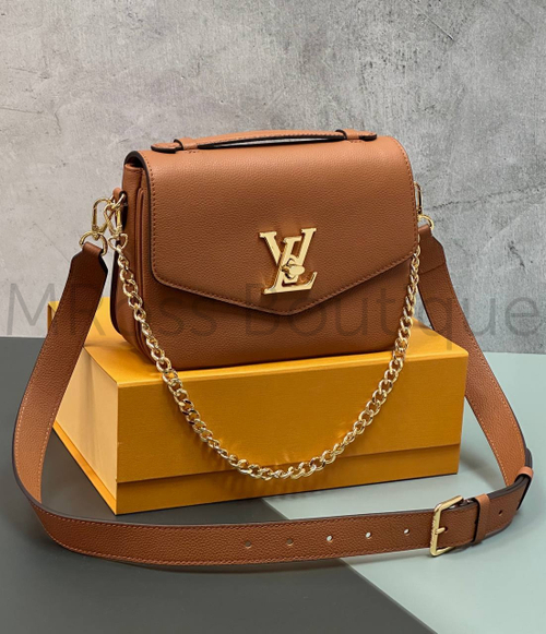 Сумка Oxford Louis Vuitton коньячного цвета