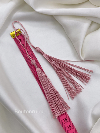 Кисточка для штор пыльно-розовая