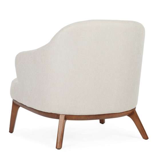 Кресло Malva с низкой спинкой, бежево-серое