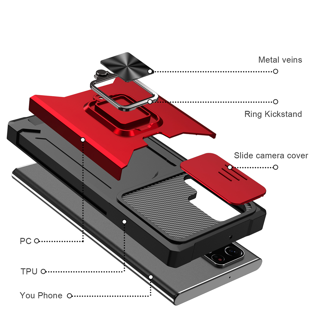 Противоударный чехол Сard Reader Case для Samsung Galaxy S22 Ultra