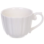 Чайный набор 12 предметов «White magic» (6 кружек 220мл+6 блюдец), кружка волна