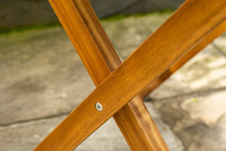 Стол из акации CALISTO 65 см складной