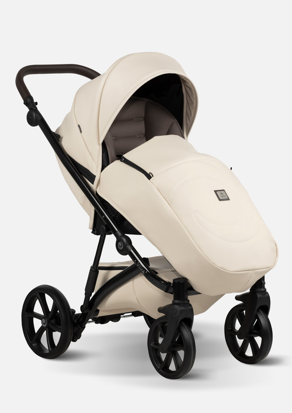 Tutis Коляска 2 в 1 VIVA 5+ Leather Vanilla
