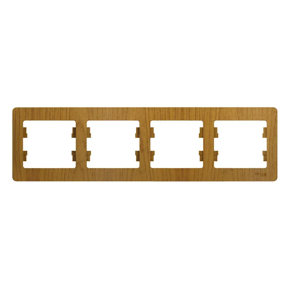 GLOSSA 4-постовая РАМКА, горизонтальная, ДУБ