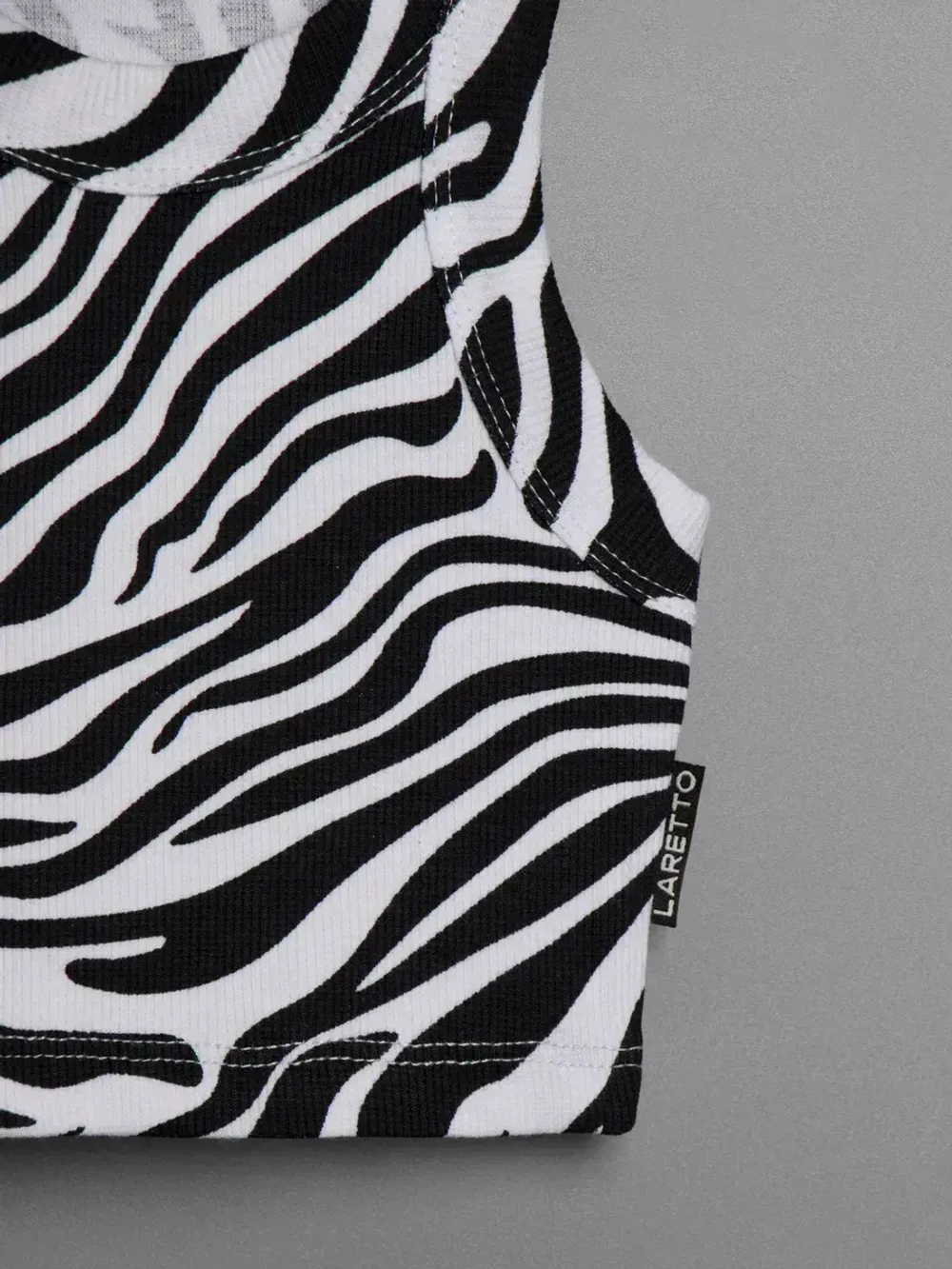 Летний кроп топ трикотажный детский