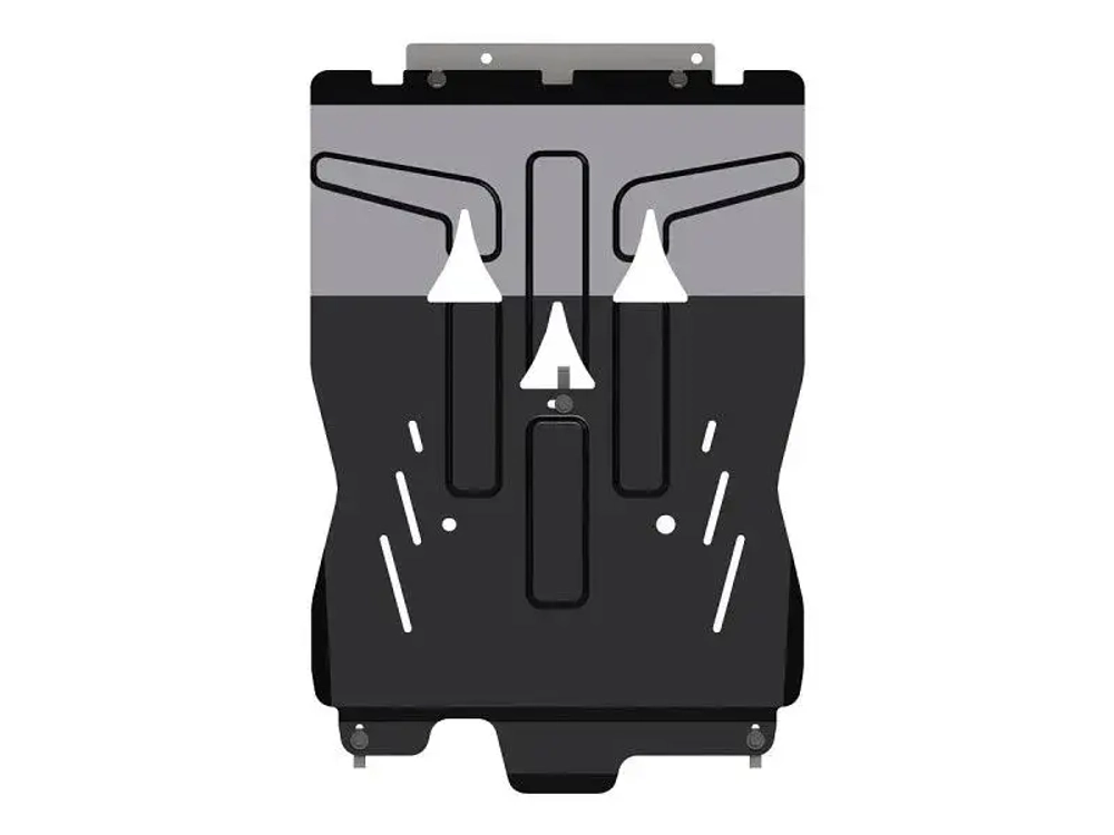 Защита картера и КПП Sheriff для Audi A4 III (B7) 2004-2009 арт.02.4080