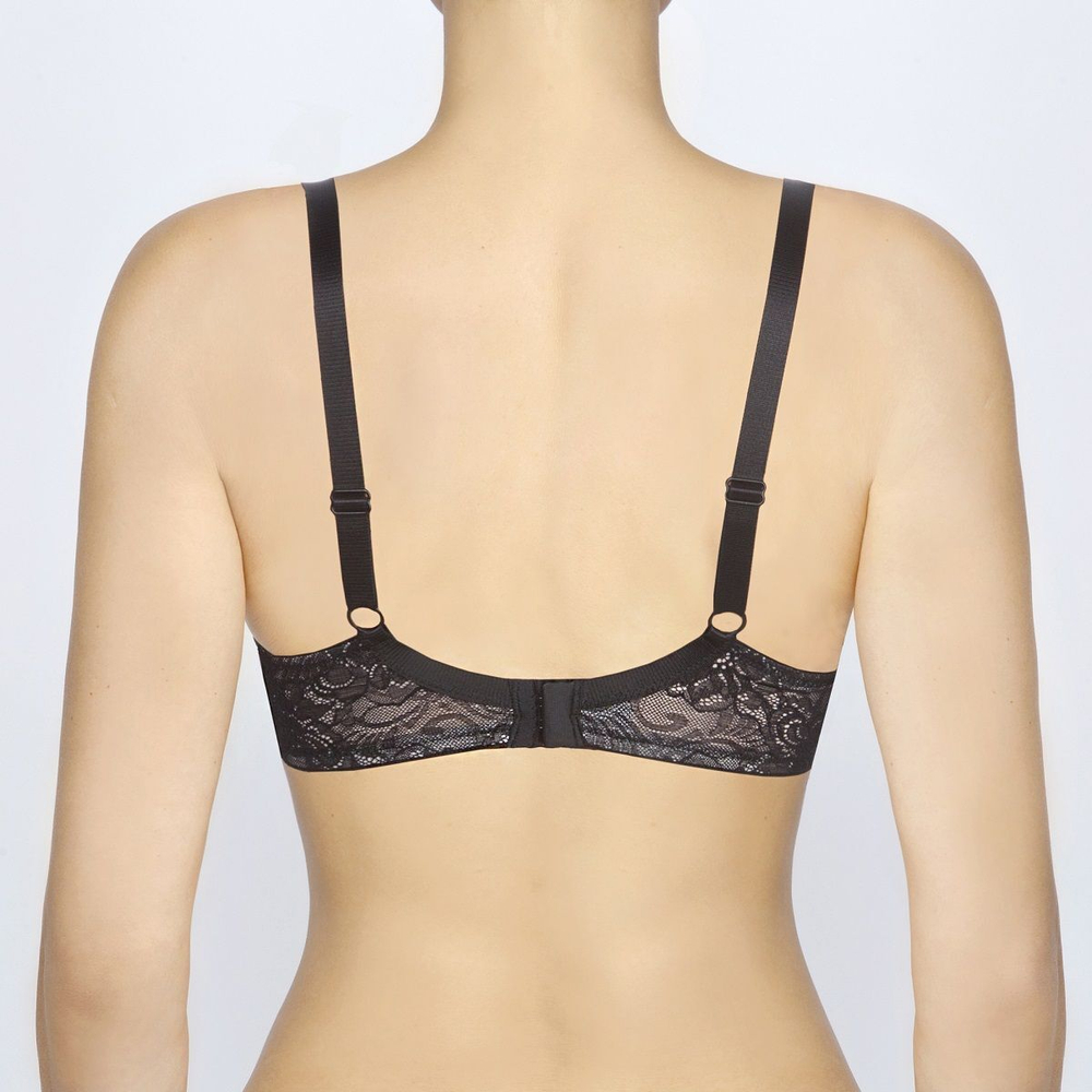 Эффектный бюстгальтер-спейсер на каркасах (Размер: 70F) (Цвет: черный)