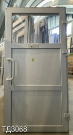 Дверь пластиковая входная Б/У 2040(в) x 1040(ш)