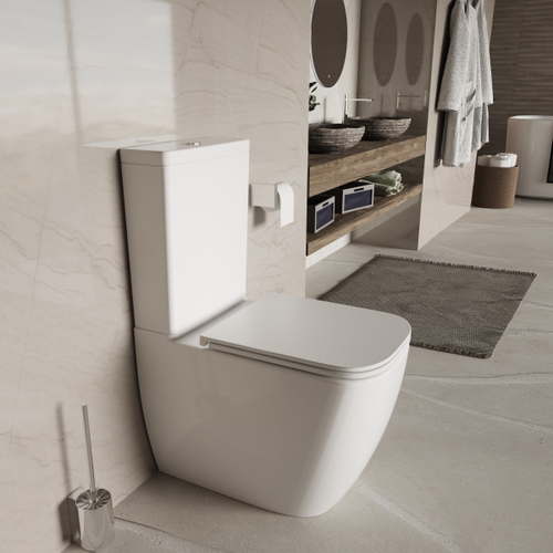 Унитаз-компакт Tornado Bien VT2-51T, белый, ультратонкое сиденье soft-close, P-trap