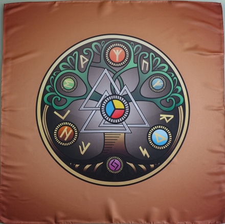 Руническая скатерть Древо Жизни