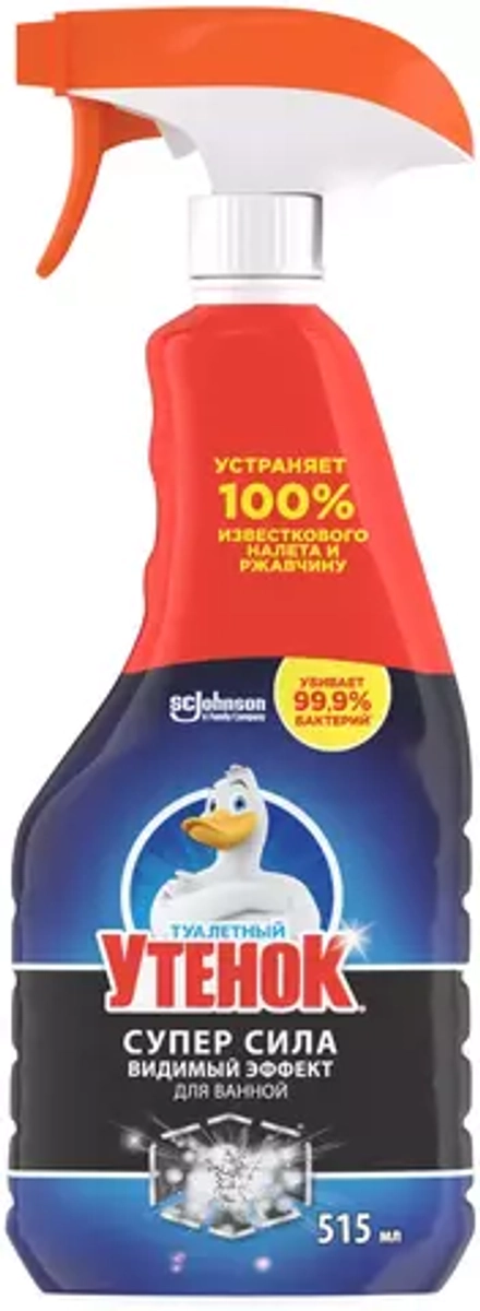 Туалетный утенок спрей для ванной Супер Сила Видимый Эффект, 0.515 л