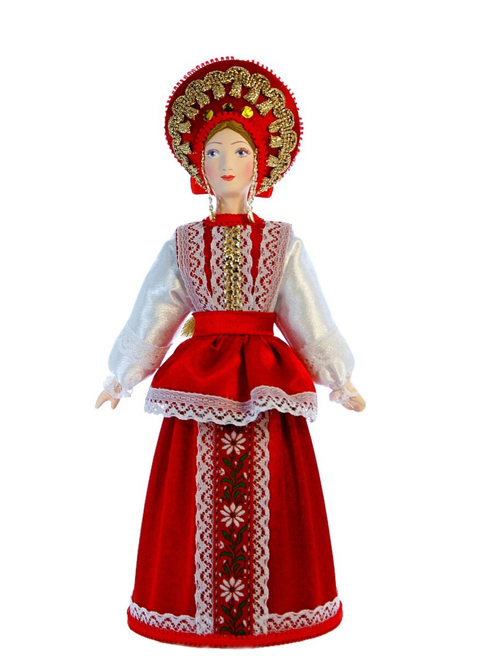 Кукла коллекционная в Девичьем летнем костюме