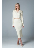 Юбка в рубчик