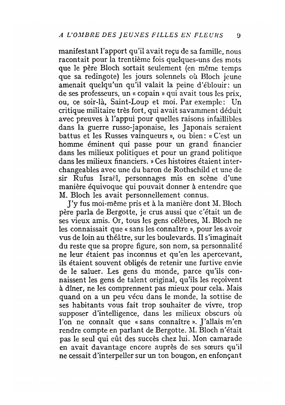 À l'ombre des jeunes filles en fleurs. Parte 3 | Marcel Proust