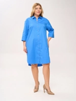 Платье-рубашка с карманами