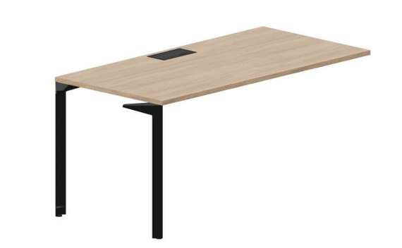 Стол 158х78х75см (металлический аутлет) - приставной элемент