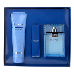 Versace Man Eau Fraiche set(edt 100+ perfumed sh/g 150 + edt travel 10) — шикарный подарочный набор для мужчин.