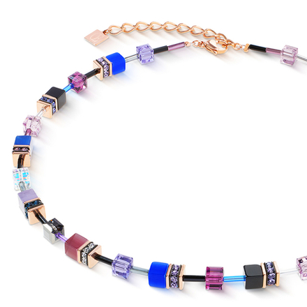 Колье Coeur de Lion Purple-Blue 2838/10-0807