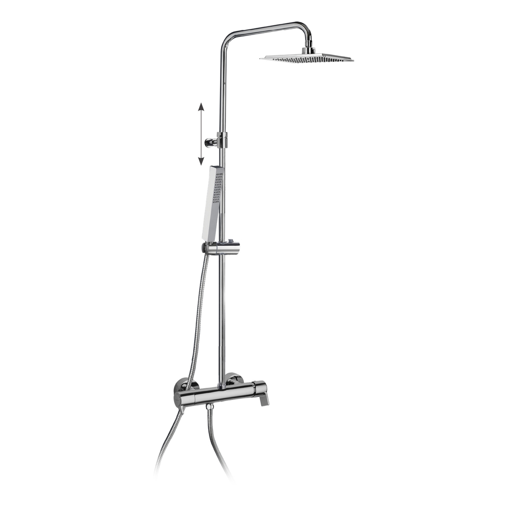 Душевая система без излива с регулировкой высоты BLAUTHERM 937402RPK225
