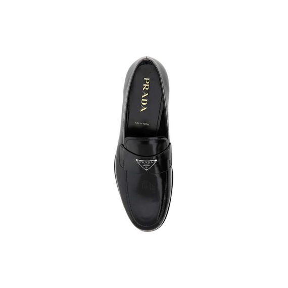 Prada Leather Loafer 'Black'