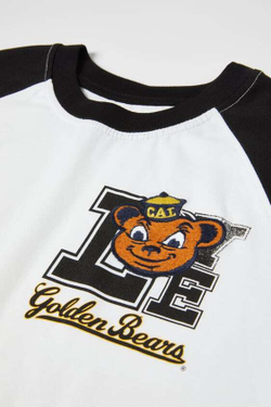 ZARA ФУТБОЛКА С ПРИНТОМ GOLDEN BEARS BERKELEY UNIVERSITY OF CALIFORNIA™, ЖЕЛТОВАТО-БЕЛЫЙ
