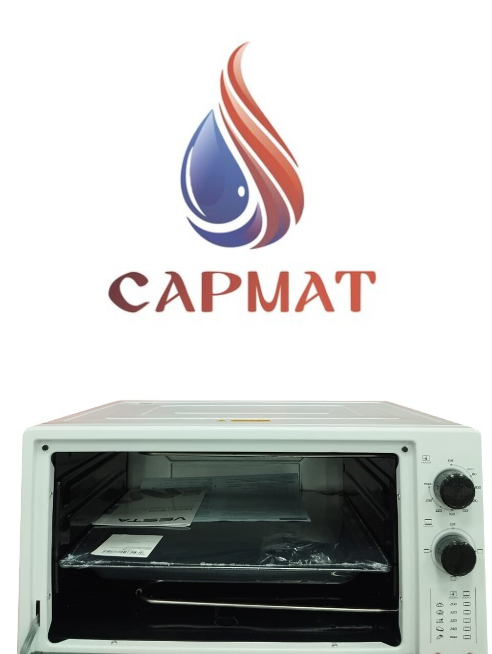 Электрическая мини-печь VESTA MP-V 2332 E белая