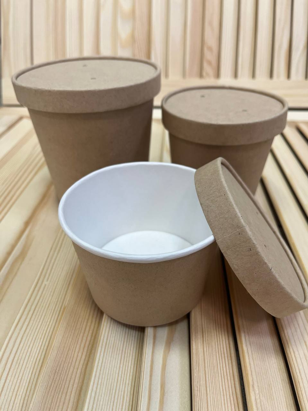 круглый контейнер round bowl 700мл 35штук
