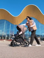 Коляска детская "FLEX GRAND" (2в1) RA072 Cacao Brown