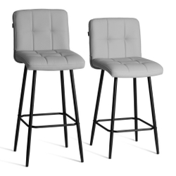 Барный стул  Medeo/Медео экокожа , бежевый, 45х56х113 см