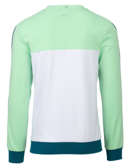 Мужская теннисная кофта Fila Sweater Manu - зеленый